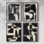 «Moon Cutouts I», ensemble de 4 encadrées-2032339890-2032339891