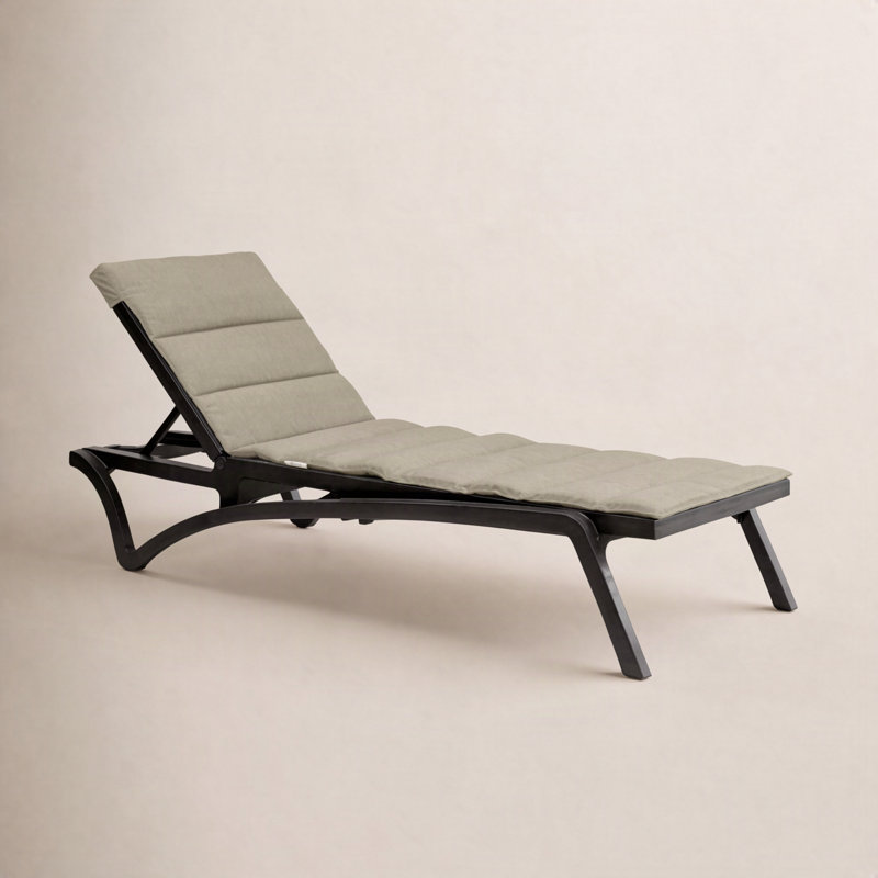 Coussin de chaise longue d'extérieur Tali Sunbrella®, Canvas Taupe Sunbrella®