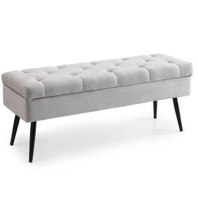 Honoka Faux Leather Upholstered Storage Bench