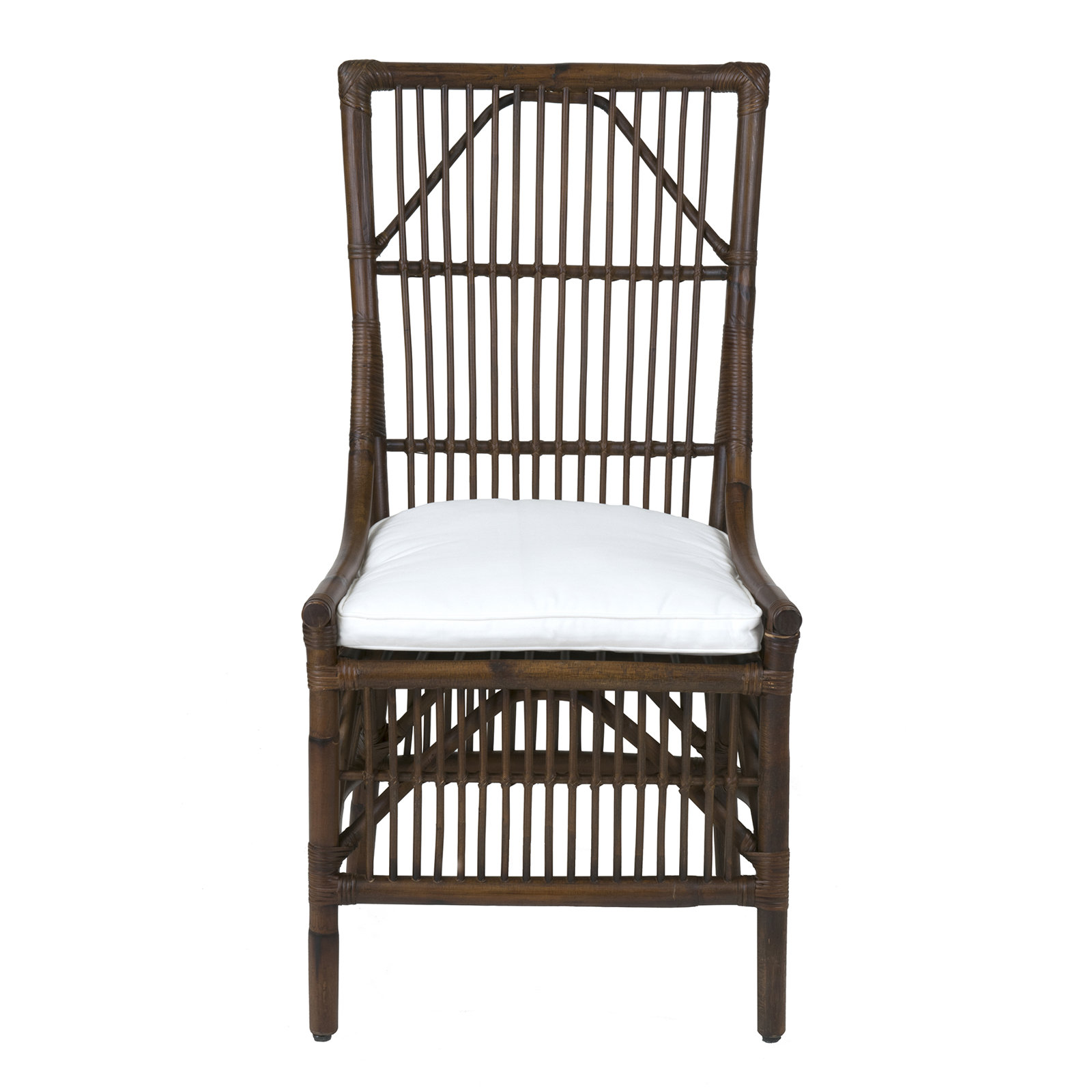 Barkley Woven Side Chair, Brown