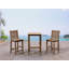 Avalon Outdoor 3 - Piece Teak Bar Height Dining Set