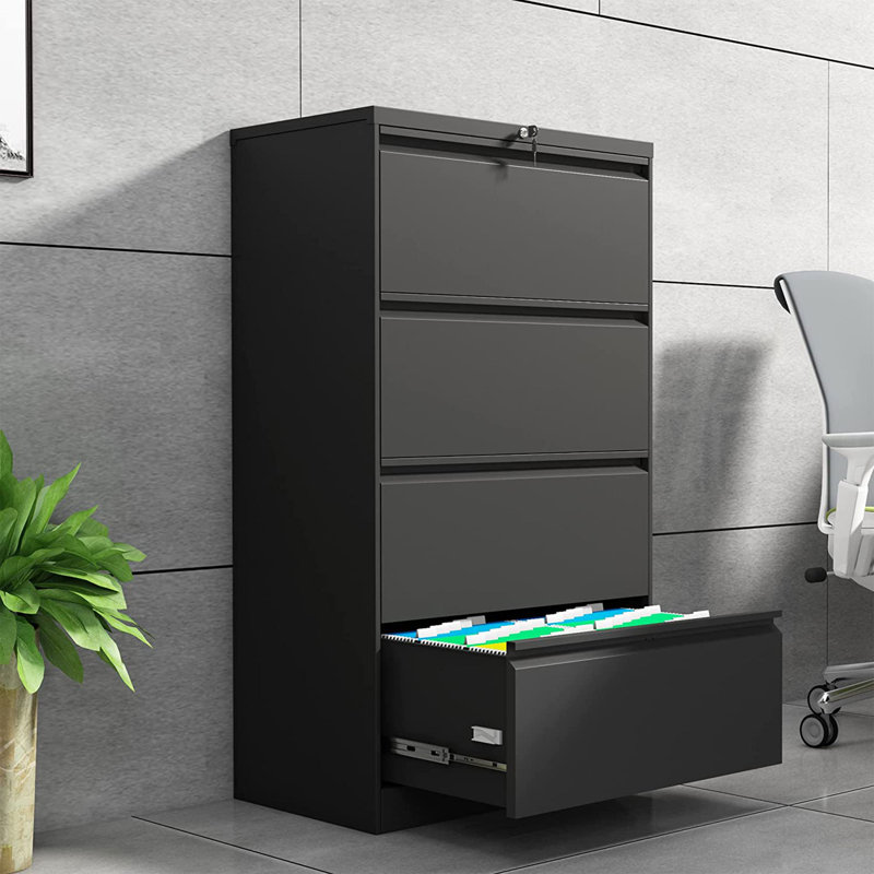 17.7 " Wide 4 Steel Vertical Filing Cabinet