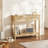 Rattan Console Table with 2 Storage Drawers Rattan Sliding Door Natural