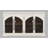 Sherree 65" Gothic Arch Transitional Sideboard Storage Cabinet with Glass Doors-381822049