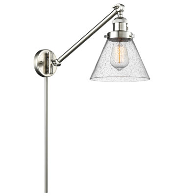 Lampe murale avec bras pivotant 1 lumière Cone