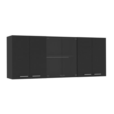 Armoire murale supérieure, quatre tablettes intérieures