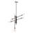 Bosco 6 - Light Black Multi-light Pendant