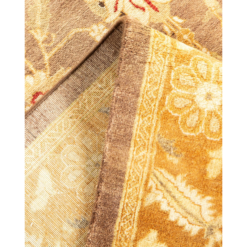 Staka One-of-a-Kind 8' 1" X 10' 2" 2000s Wool Area Rug in Brown