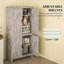 Armoire de rangement autoportante, garde-manger avec tablettes réglables pour la maison-129435954