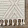 Jemier Textured Tile Ivory Area Rug