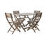 POSITANO FOLDABLE DINING SET, GREY