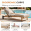 Chaise longue avec coussin amovible-125311036