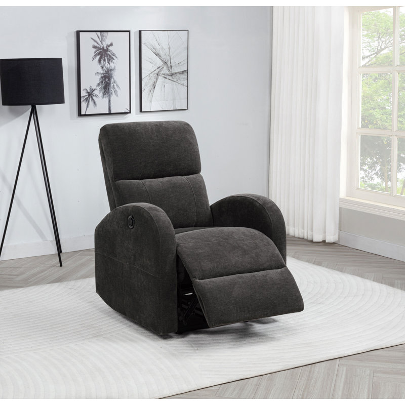 Fauteuil inclinable électrique gris anthracite Grant, Gris