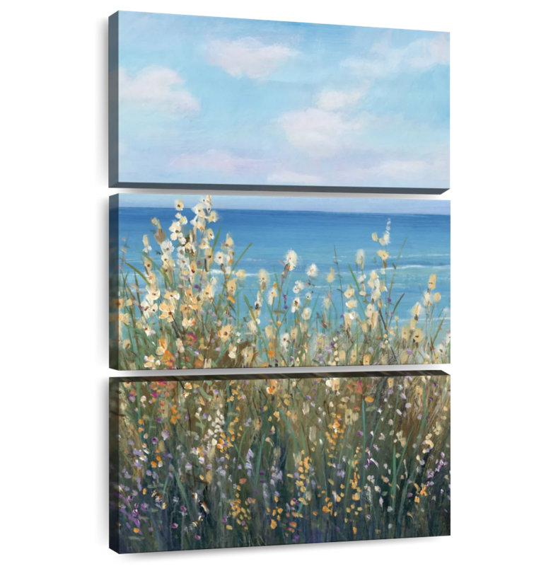 Alvord fleurs sur la côte I, H 32 po x l 20 po