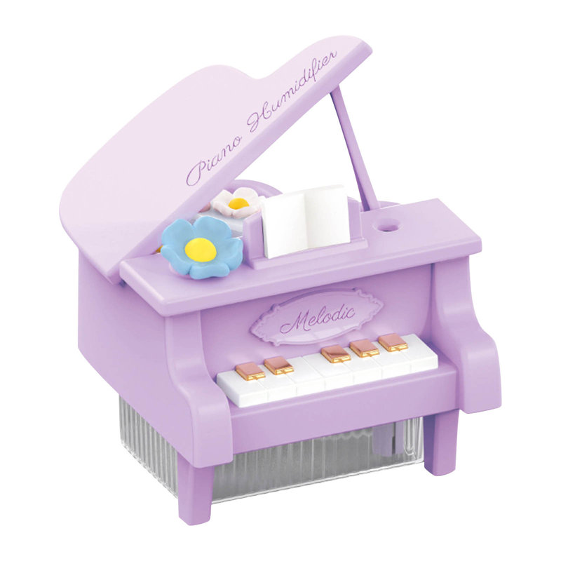 Piano - Humidificateur à fleurs - Chargé par USB pour une chambre à coucher avec climatiseur - Hydratant avec fine brume
