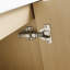 Meuble-lavabo de 48 po avec fonction - Contreplaqué, armoire élégante autoportante à 3 portes à fermeture en douceur, contreplaqué
