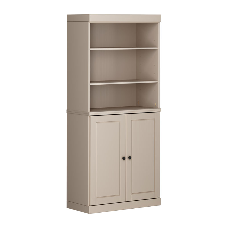 Bibliothèque à 6 tablettes Victorya Palace Imports, Beige