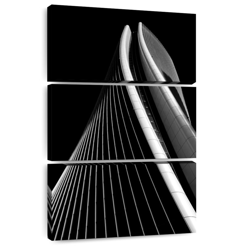 Lilie Curvy Skyscraper, H 45 po x l 28 po