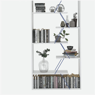 Étagère à livres à cadre ouvert en bois Furnish Home Store