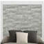Lit de panneau de lit grand / moderne de style moderne / contemporain 1pc Gris et blanc-1864874553