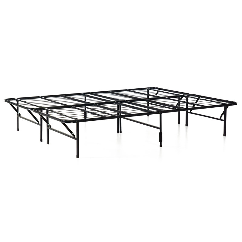 14" Foldable Steel SmartBase Bed Frame, Twin XL