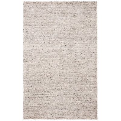 Fairlight Hand Tufted Viscose/Wool Solid Color Rug in Brown