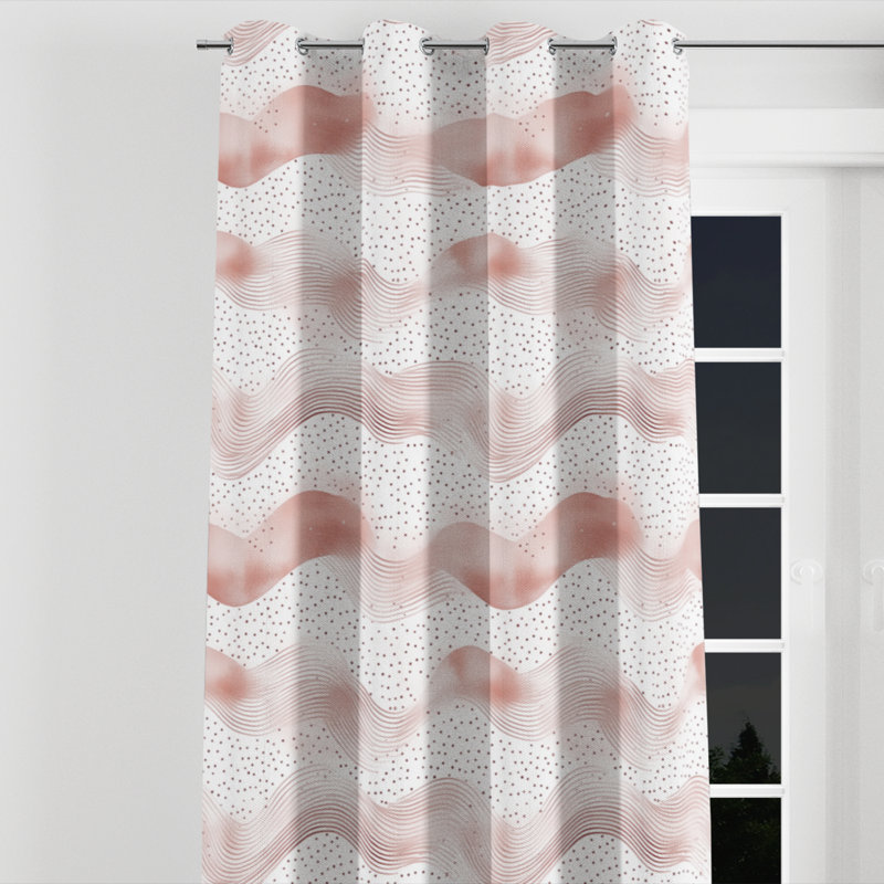 Rideaux Dots, Œillets dorés, L 52 po x L 63 po