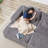 87" Oversized Boneless Sectional Lounge Chaise,No Assembly Required,Cloud Plush Loveseat-850826188