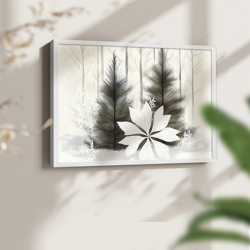 Chirstmas Art-DCL XXII - Reproduction encadrée - Restickable, H 11 po x l 14 po, Blanc