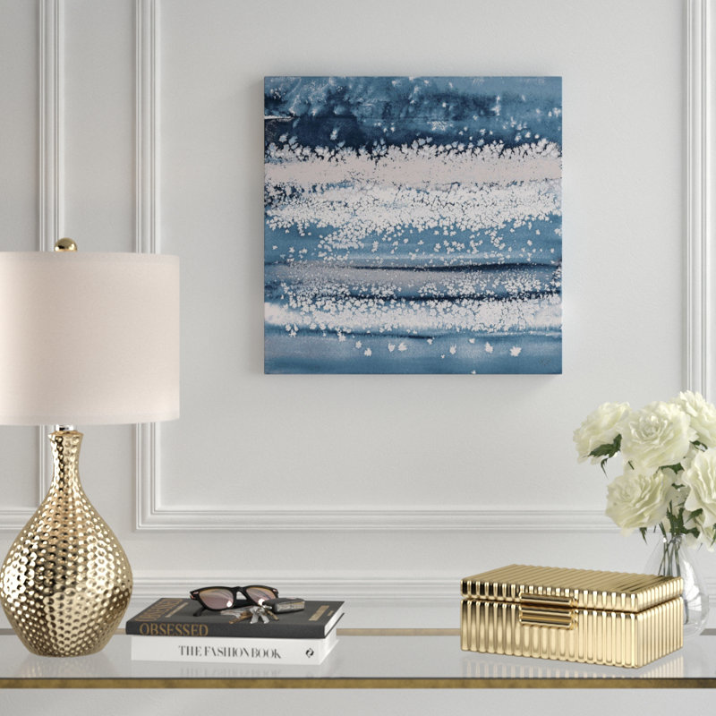 «Blue Winds», reproduction d'art sur toile encadrée, H 36 po x l 36 po x P 1,5 po, Toile tendue