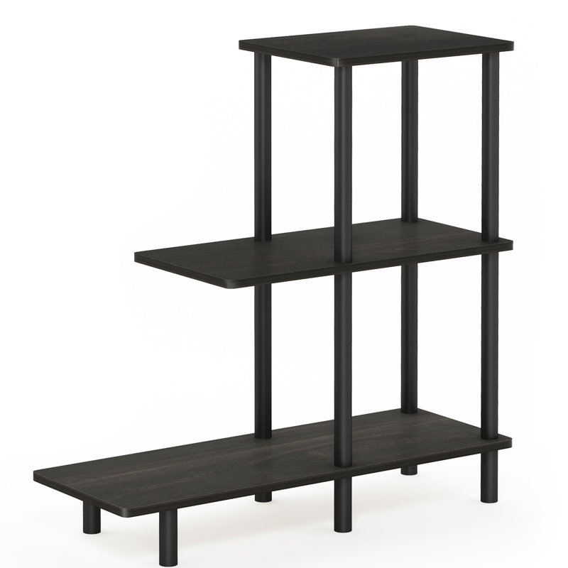 Eloisa Top End Table with Storage, 32.6" H x 31.5" W x 11.61" D, Espresso