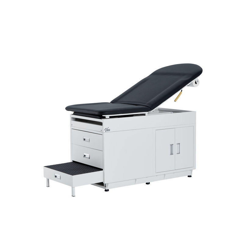 Table d'examens VivaComfort Grande Steel avec matelas de qualité supérieure