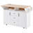 55.7" Large Kitchen Island With 2 Drop Leaf-2130272380