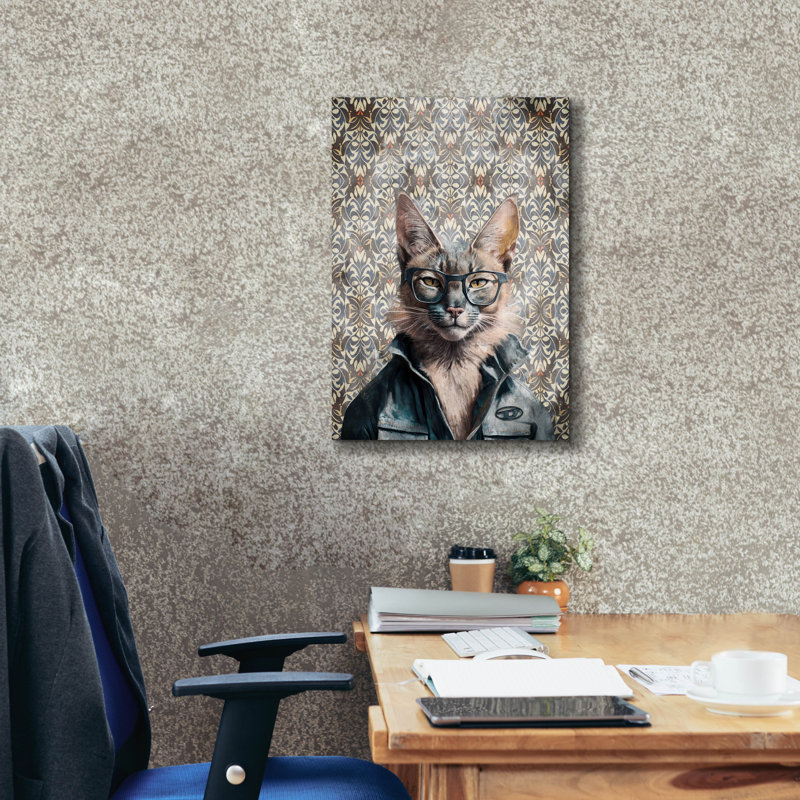 «Wildcat» par Svetlana Aleynikova, art mural sur toile, H 26 po x l 18 po