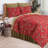 Chickadee Red Cotton Reversible Quilt Set-2088498478