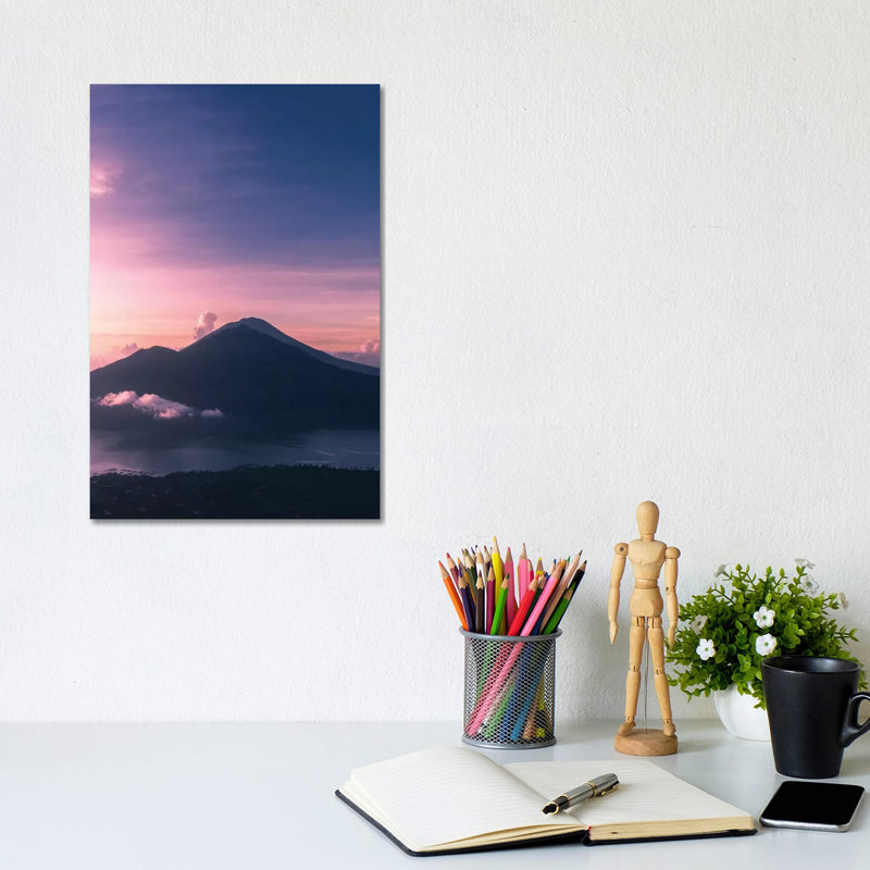 Mount Batur Sunrise by Jaxon Roberts - Wrapped Canvas Gallery-Wrapped Canvas Giclée, 30.48cm H x 20.32cm W