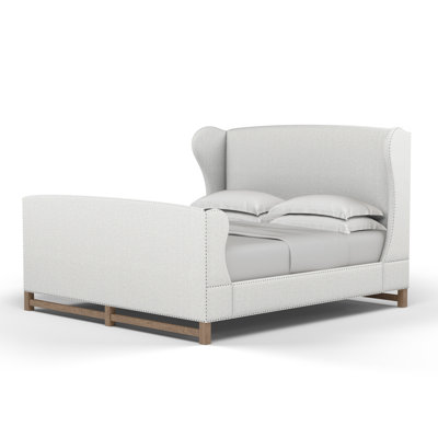 Herbert Upholstered Wingback Bed