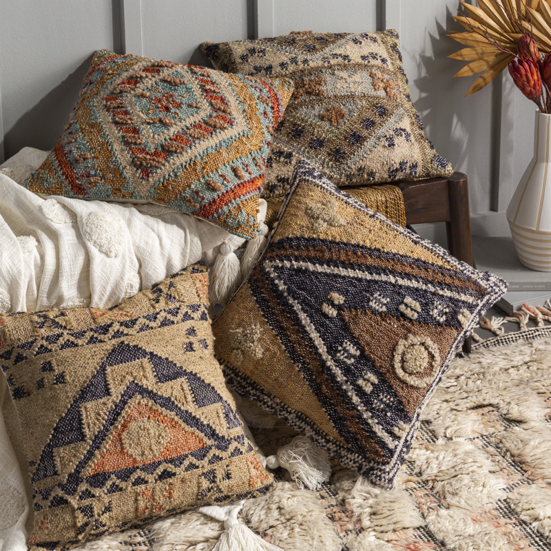 Cornell Geometric Throw Pillow, 20" x 20"