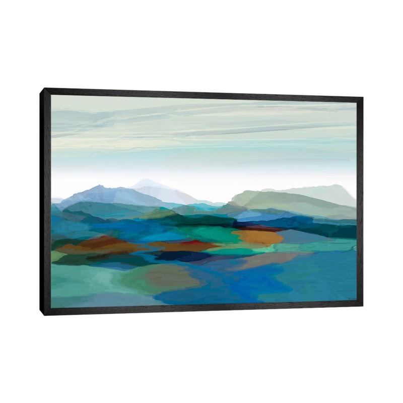Majestic I by Michael Tienhaara - Print on Canvas, 45.72cm H x 66.04cm W x 3.81cm D, Black Floater Framed