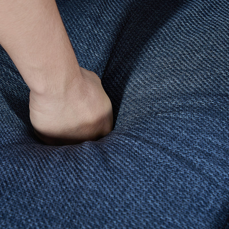 Canapé confortable à 2 places avec pieds en métal et coussins de qualité supérieure pour divers espaces, Bleu très foncé