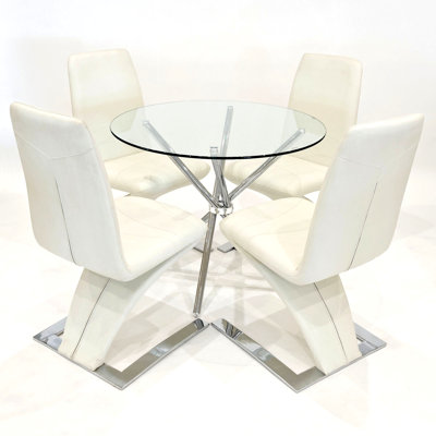 Harriss Glass Dining Set