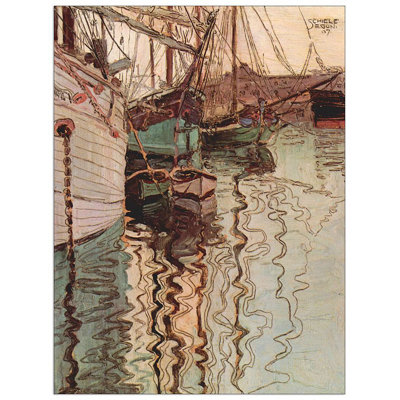 Egon Schiele - Wrapped Canvas Painting