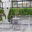 Ensemble de 2 chaises de jardin d'extérieur, chaises de patio empilables