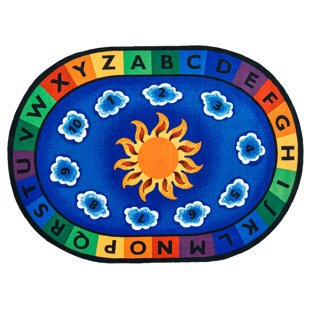 Tapis bleu / rouge Sunny Day