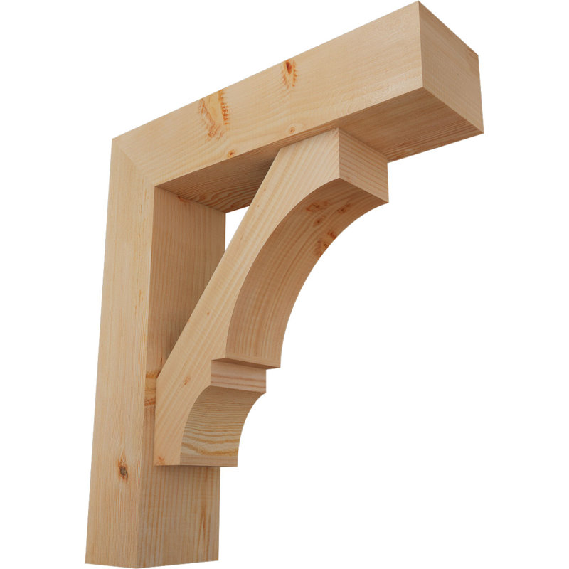 Support à blocs l 7 1/2 po x P 28 po x H 32 po avec support décalé, sapin Douglas, 32 x 28, Sapin Douglas de l 7 1/2 (lisse)