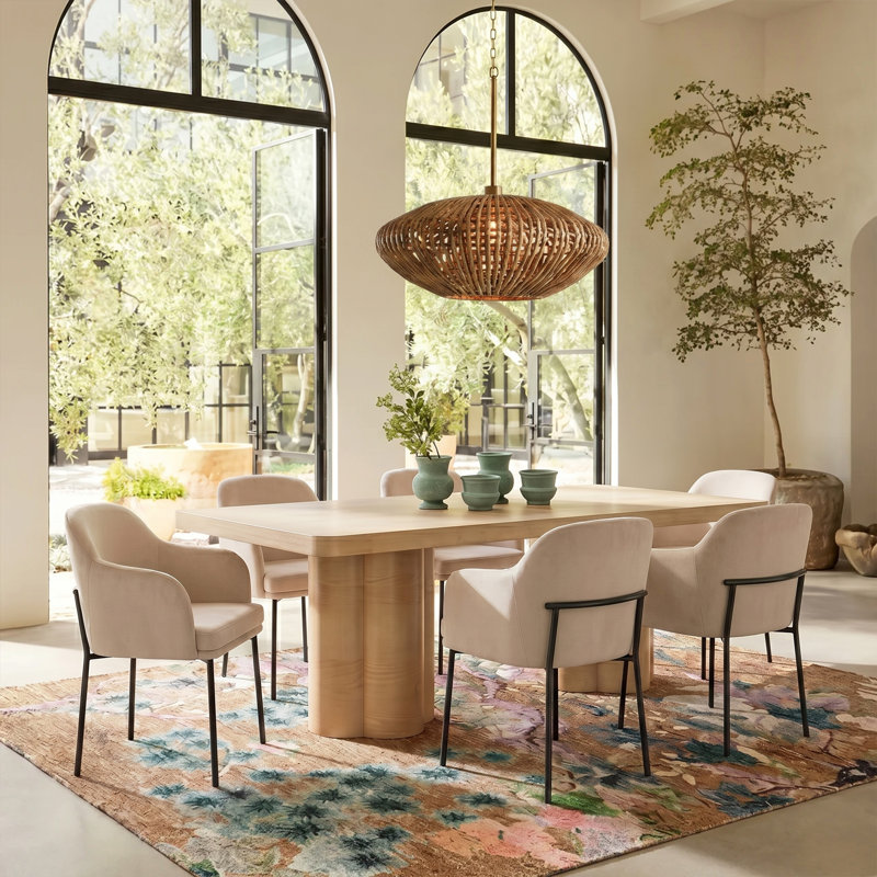 Ensemble de 2 fauteuils en velours Sydney Taupe Performance, Beige