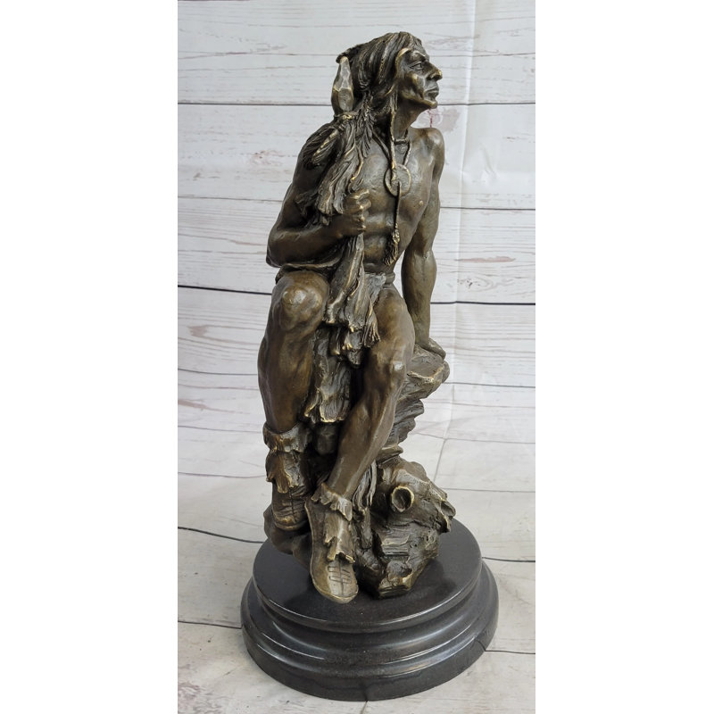 Sculpture Manheim Nick Native American Warrior