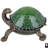 Nocturnal Turtle Mosaic Glass Illuminated Figurine