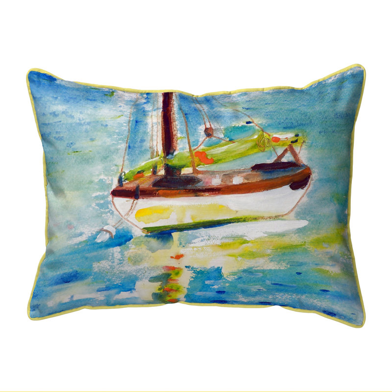 Housse et insert de coussin rectangulaire pour voilier, H 16 po x l 20 po
