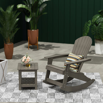 Chaise berçante d'extérieur avec table Arrir